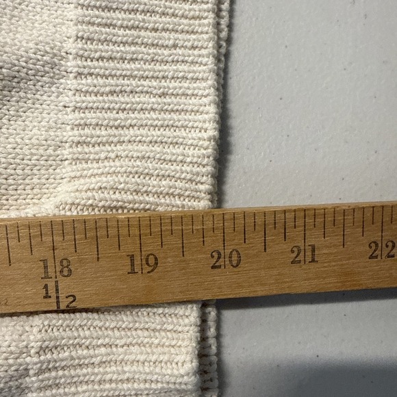 Sezane Womens Brown Ecru Leontine Knit Sweater Size XS 100% Cotton French Style - Picture 9 of 10